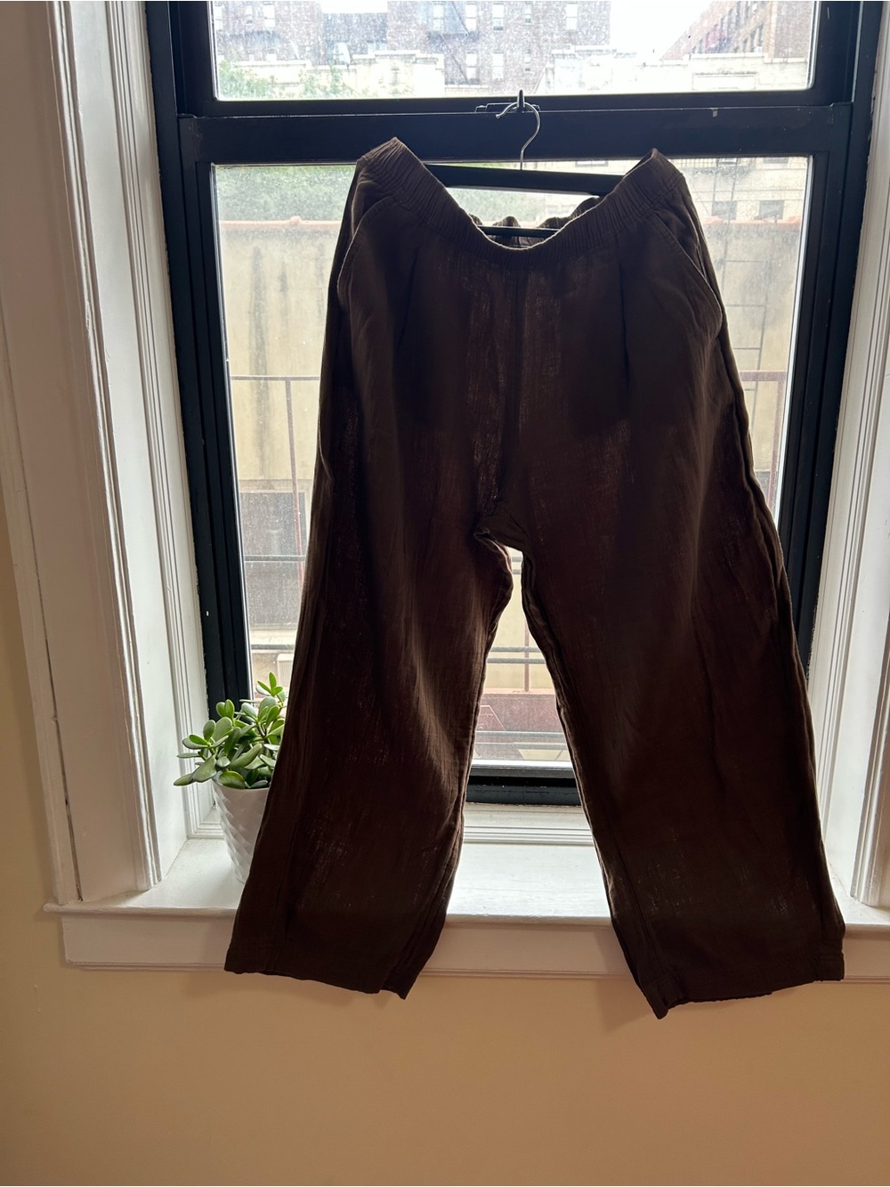 GAP  100% Cotton Gauze Easy Barrel Pants